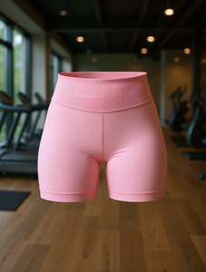 Shorts de sport Lululemon taille haute sans coutures pour femmes, coupe sportive, en spandex et nylon tricoté, couleur unie. - Product Image 2