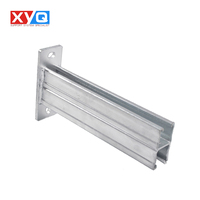 Bras en porte-à-faux de canal de jambe de force arrière pour le système de support de tunnel utilitaire souterrain de jambe de force simple