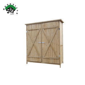 Factory Price Premium Backyard Strong Heavy Duty Waterproof Solid Wood Outdoor Storage Garden Storage Shed