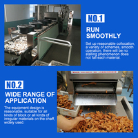 Friteuse industrielle à grande capacité avec filtration automatique de l'huile pour les usines alimentaires de Kuyrdak, de Kazakh Pelmeni et de pâtisseries mixtes