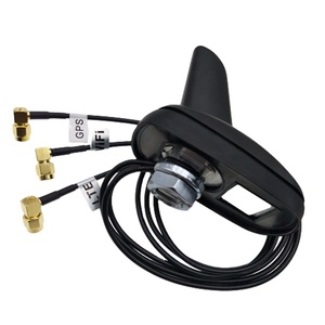 Right Angle Male Connector GPS WIFI LTE <b>Car</b> Roof Shark Fin Signal <b>Aerials</b> Antenna - Product Image 3