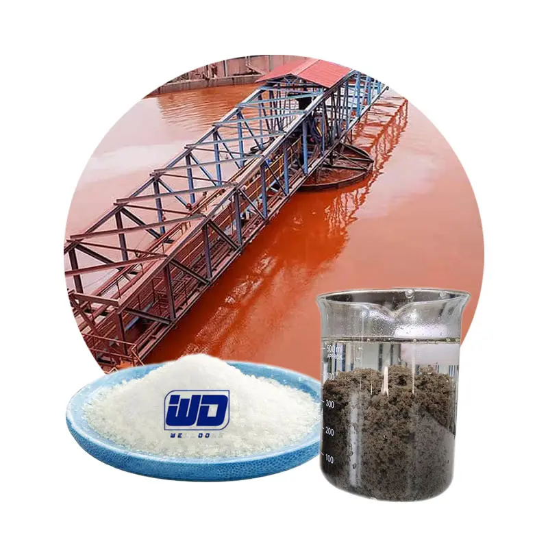 Floculante aniónico (Pam) Poliacrilamida Polielectrolito Catiónico Comprar poliacrilamida para floculantes de sedimentación de barro rojo