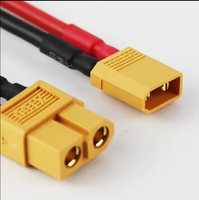 Konektor Baterai Amass Electronics Custom XT30 XT60 XT90 TUV untuk Opsi Molex/JST/JAE Kabel Harness Pin yang Dapat Disesuaikan