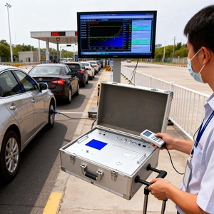 Analizador de Emisiones de 5 Gases de Alta Precisión que Mide HC, CO, CO2, O2 y NOx para Estaciones de Inspección de Vehículos - Product Image 1
