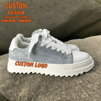 Chaussures de course personnalisées de haute qualité unisexes, chaussures décontractées en cuir épais, chaussures de skate personnalisées pour hommes et femmes