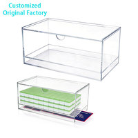 Boîte de rangement de luxe personnalisée pour jeux, en Perspex transparent, écologique, portable, moderne, polie, pour la maison, Mahjong 5mm