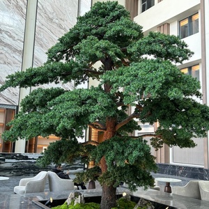 Árbol Artificial de Podocarpus con Tronco de Madera Natural, Estilo Bonsái, Pino Budista en Maceta Grande <span class=keywords><strong>para</strong></span> Decoración de Interiores, Villas y Vestíbulos - Product Image 6