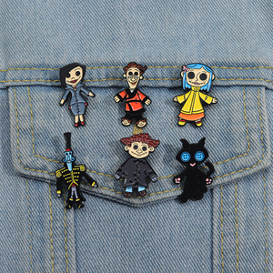Pin <span class=keywords><strong>de</strong></span> Esmalte con Diseño <span class=keywords><strong>de</strong></span> Animal Divertido, León, Rana, Conejo, Globo, Bicicleta, Cuchillo, Insignia Punk, Broche <span class=keywords><strong>de</strong></span> Solapa para Halloween, Venta al por Mayor - Product Image 1