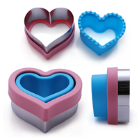 Dierlijke Cartoon Vormen Diy Groente Fruit Cutter Schattige Lunch Punch Brood Sandwich Snijder En Sealer Set