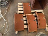 Doublure de foyer extérieur en acier Corten sans fumée avec trous pré-percés