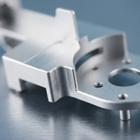 Support de montage UAV en alliage d'aluminium usiné CNC 5 axes, structure complexe, anodisation, composants mécaniques personnalisés