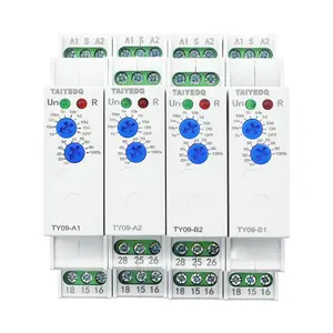 AC/DC 12V-240V 16A 0.1S~10 Days Din Rail Time Relay A Power-On Delay B Delay Disconnection