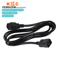 Cable de Alimentación para Rack de Centro de Datos, C20 a SDG400 Saf-D-Grid, Conector T de 20A, SJT 12AWG, 6 Pies/10 Pies