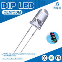 Diode électroluminescente LED rose de 5 mm avec un excellent prix 8v-2.2v