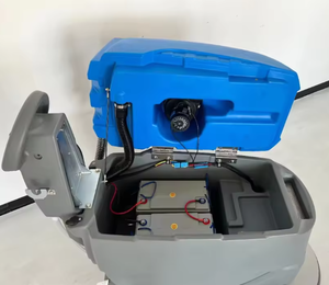 Factory Direct Sales of Large-capacity <b>Walk</b>-behind Workshop Industrial Floor Cleaner Scrubber <b>Machine</b> - Product Image 4