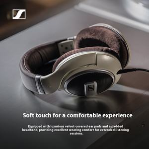 Direct From Camp <span class=keywords><strong>Sennheiser</strong></span> HD599 <span class=keywords><strong>Casque</strong></span> de musique <span class=keywords><strong>filaire</strong></span> avec ANC Open Fever Noise Cancelling Caractéristiques pour l'utilisation du téléphone portable - Product Image 5