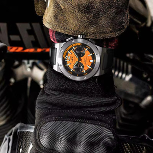 Reloj Mecánico de Buceo de Lujo para Hombre con Logotipo Personalizado, Caja de Acero Inoxidable, Correa de Cuero, Esfera de 41 mm de Diámetro, Cristal Hueco Automático - Product Image 5