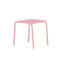 Ensemble de chaises pliantes en métal et table à thé en fer, 3 pièces, durables et modernes, finition résistante aux UV, pour hôtel, école, cour