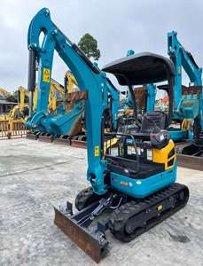 Mini-excavatrice sur chenilles hydraulique Kubota U17 d'occasion, 1 à 6 tonnes, U20/U27/U30, brise-roche, pompe KYB, certifiée CE, moteur Koop, PLC - Product Image 6