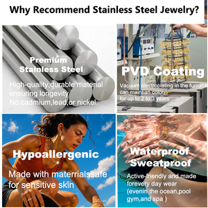 Collar de Acero Inoxidable con Baño de Oro PVD de 18K y Esmalte Colorido con Diseño de Arcoíris de la Suerte para Perros y Gatos, Venta al por Mayor, Joyería Personalizada para Mascotas - Product Image 5