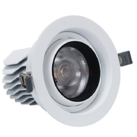 Lampe led en forme de boule lumineuse, angle d'éclairage réglable, plafonnier anti-éblouissement, 60d