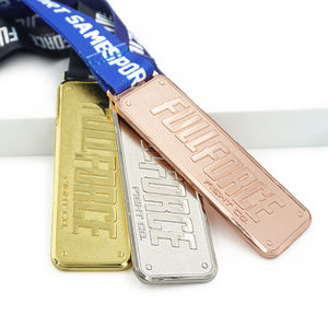 ผลิตเหรียญรางวัลแชมป์เปี้ยนแบบกำหนดเอง 3 มิติ ด้วยเทคนิคหล่อขึ้นรูปด้วยแรงดันสูง เคลือบสีอ่อน  ทอง เงิน บรอนซ์ - Product Image 2