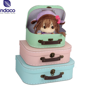 Nouvelle boîte en carton imprimée personnalisée 2026 avec poignée, décorative, pour bagages, vente en gros - Product Image 2
