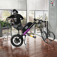 WISKING Q7 Kit fauteuil roulant Handbike Trike Handcycle avec 15Ah Batterie Walker & Rollator Produit