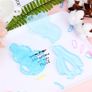 <span class=keywords><strong>Mordedor</strong></span> de Silicona Suave Personalizado para Bebés, Diseño de Animales en Color Transparente, Grado Alimenticio, Libre de BPA, <span class=keywords><strong>Mordedor</strong></span> para Bebés - Product Image 3