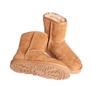 Botas de Nieve Unisex hasta la Pantorrilla, Parte Superior de Piel de Oveja Genuina, Cómodas, <span class=keywords><strong>Impermeables</strong></span>, Transpirables, Antideslizantes, Cálidas y Ligeras, Tipo Uggs - Product Image 3