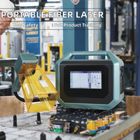 Machine de marquage laser à fibre pulsée portable 20W 30W 50W avec système de refroidissement par air pour métaux et non-métaux