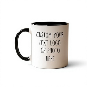 Mug en céramique personnalisé en gros, impression par sublimation intégrale, création artistique, photo, logo, texte, compatible lave-vaisselle et micro-ondes, cadeau - Product Image 1