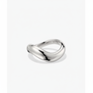 Anillo Apilable de Moda Chapado en Oro Intenso Estilo Vintage con Incrustaciones, Talla Única, Anillo con Forma de Número - Product Image 1