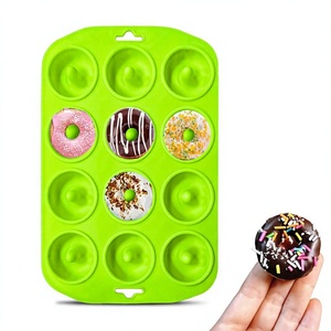 12-Cell Eco-Friendly Silicone Muffin Cup Cake Mold Non-Stick High-Temperature Dishwasher-Safe <b>Baking</b> Pan for <b>Baking</b> Tools - Product Image 3