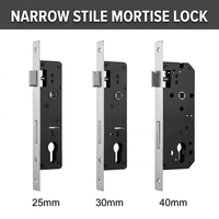 Corps de serrure à levier en acier inoxydable 2585/3085/4085, couleur personnalisée OEM pour porte en bois, garantie 5 ans