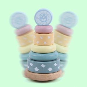 ของเล่นเสริมพัฒนาการเด็กแบบมอนเตสซอรี่  ตัวต่อซ้อนสีสันสดใส คุณภาพสูง ดีไซน์ใหม่ ขายดี ของเล่นสำหรับเด็กทุกเพศทุกวัย ขายส่ง - Product Image 2