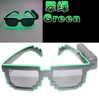 Vente chaude EL Fil LED Lunettes Lunettes De Soleil Rougeoyantes pour Articles De Fête Éclairage Nouveauté Lumière Brillante Festival Glow Idées Cadeaux
