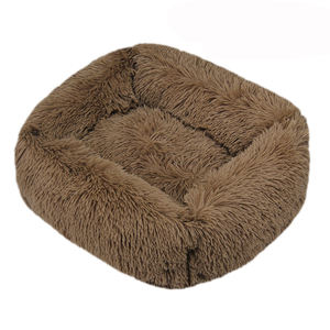 Coussin <span class=keywords><strong>pour</strong></span> <span class=keywords><strong>chien</strong></span> en fausse fourrure ultra douce et écologique, design élégant, taille XS, petit, 45x35cm, rectangle, canapé, antidérapant, durable, toutes saisons - Product Image 2
