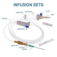 Ensemble de perfusion jetable ensemble iv ligne de fabrication de perfusion machine de moulage par injection