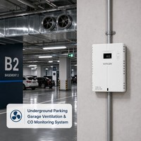 Transmitter CO dengan Kontak Kering Relai Ganda untuk Kontrol Kipas pada Sistem Ventilasi Garasi Parkir Bawah Tanah