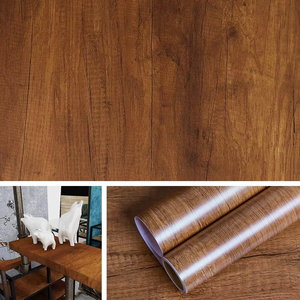 Pellicola Protettiva <span class=keywords><strong>Adesiva</strong></span> in PVC Impermeabile con Effetto Legno <span class=keywords><strong>per</strong></span> Decorazione Casa, Mobili, Cucina e <span class=keywords><strong>Porte</strong></span> - Product Image 2