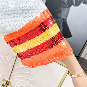 City Shirts Baseball Pailletten kleid für Houston Frauen - Product Image 6