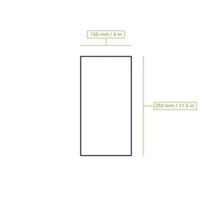 15X6X29Cm Rectangular Flat Kraft <b>Paper</b> Bags Lightweight Dry Fruit Shop <b>Packing</b> Sacks For Daily Use - Product Image 2