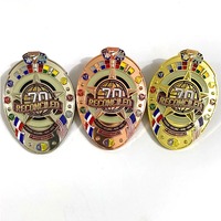 Badge/épinglette en émail souple ou dur, personnalisé avec logo classique, pour le Club International Pathfinder Camporee Adventist, fabrication usine avec 15 ans d'expérience