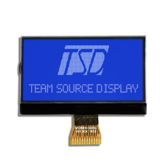 FSTN 128x64 Dot Resolution ST7567S 3V COG Graphic Monochrome LCD Screen Display Module