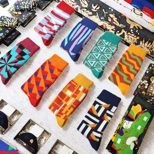 Vente en gros Nouvelle mode Pull fin unisexe multicolore à motifs irréguliers décontracté antibactérien Automne - Product Image 3