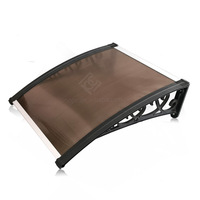 Auvent rétractable en aluminium pour fenêtres, bras pliants, auvent rose