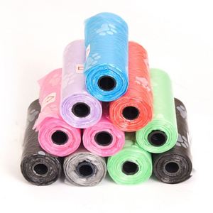 Sacs à déjections canines biodégradables en HDPE en gros, 15 pièces/rouleau, 7 microns, 22*30CM - Product Image 4