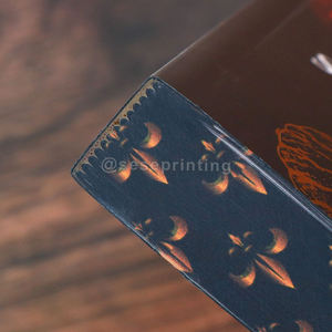 Novel Story <b>Book</b> Custom Hardcover Self-Publishing Offset Paper with Sprayed Edge Printing Personal Gold Foil Stamping - Product Image 6