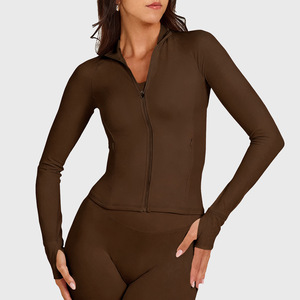 Conjunto de <span class=keywords><strong>Yoga</strong></span> para Mujer: Top de <span class=keywords><strong>Yoga</strong></span> con Aloe, Leggings de <span class=keywords><strong>Yoga</strong></span>, Chaqueta <span class=keywords><strong>Deportiva</strong></span> de Cintura Alta - Product Image 2